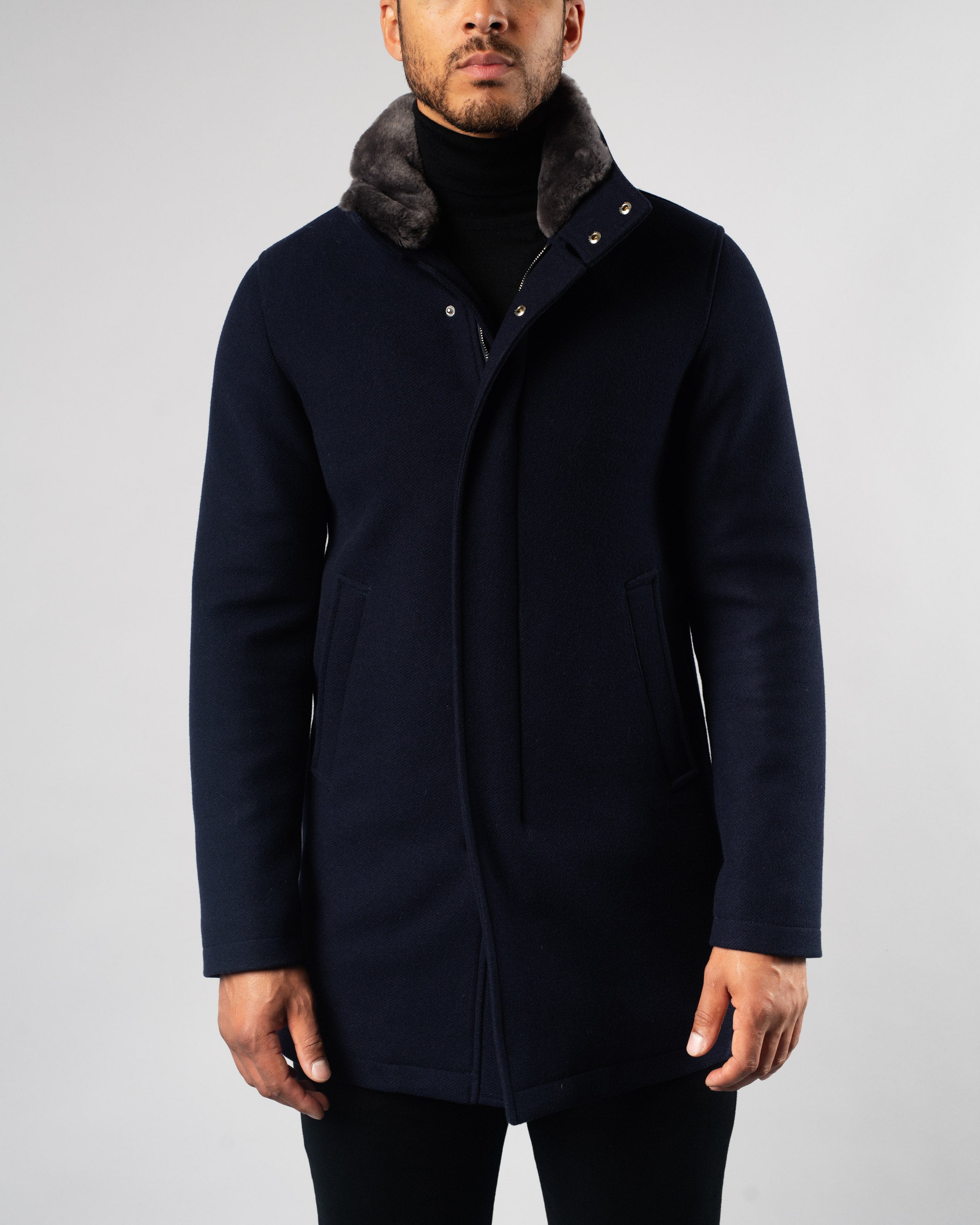 Fur Collar Coat – Henry Singer